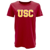 USC Trojans Women's Cardinal Block T-Shirt